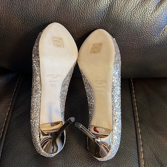 Jimmy choo glitter sparkle heel pumps heels - Picture 8 of 8
